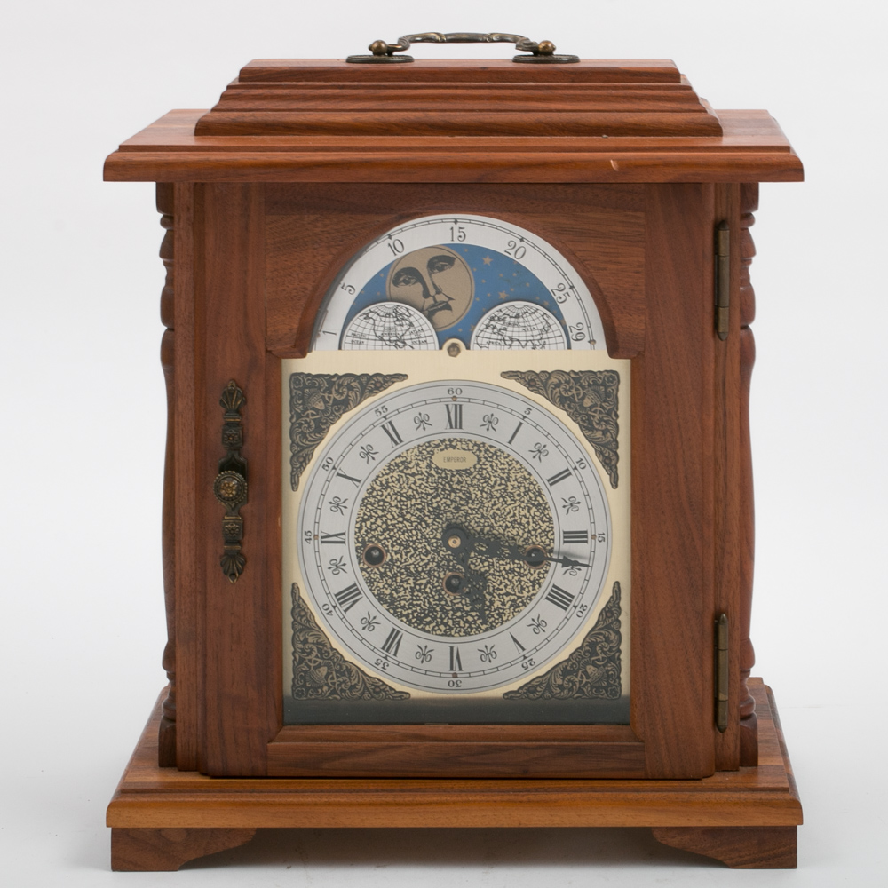 Emperor Moonphase Mantle Clock EBTH